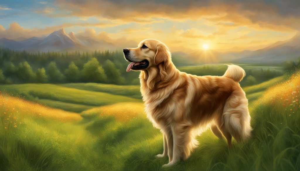 Golden Retriever Enjoying Outdoors